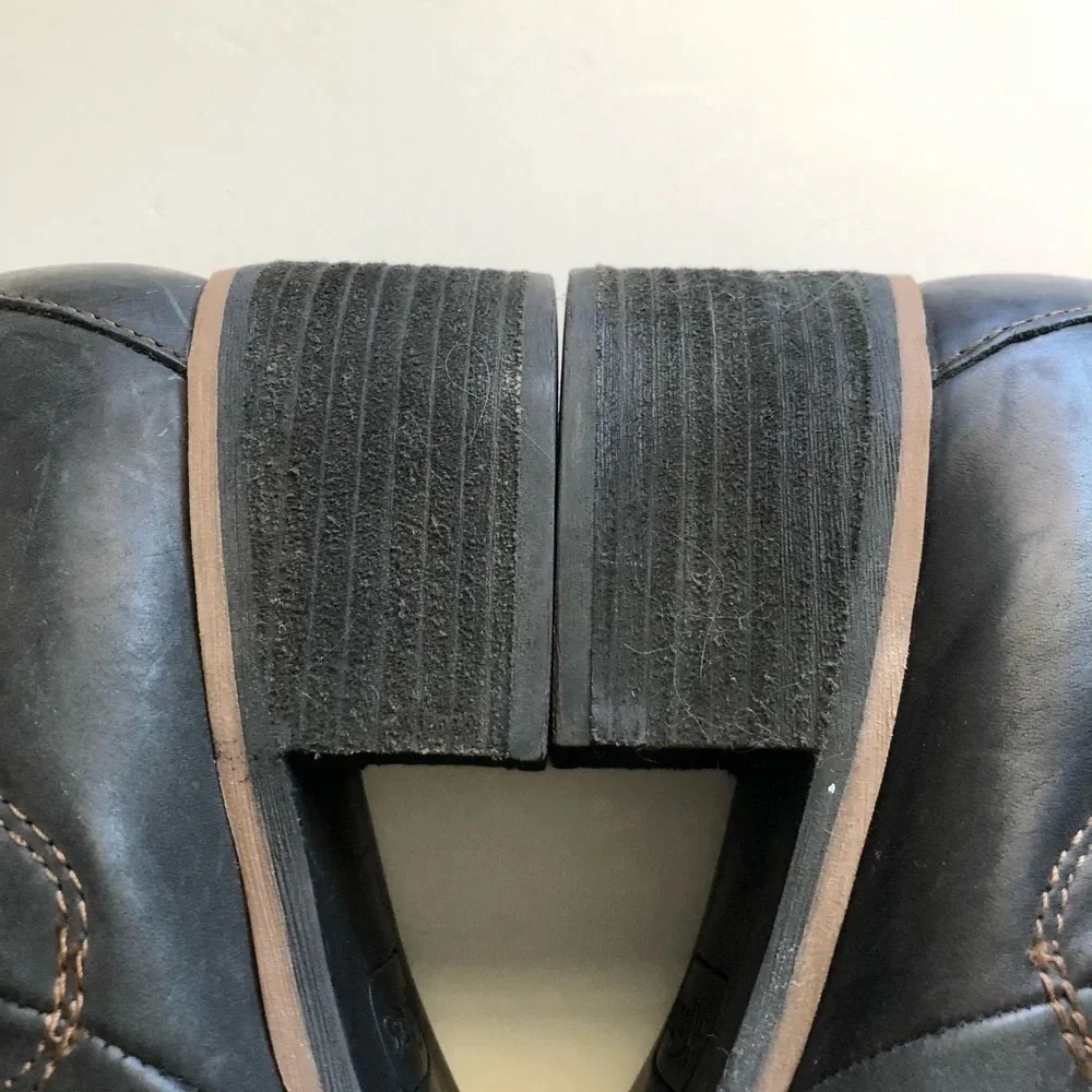 Korks by Korks-Ease Black Leather Tea Ankle Boots 9.5M - Picture 12 of 14